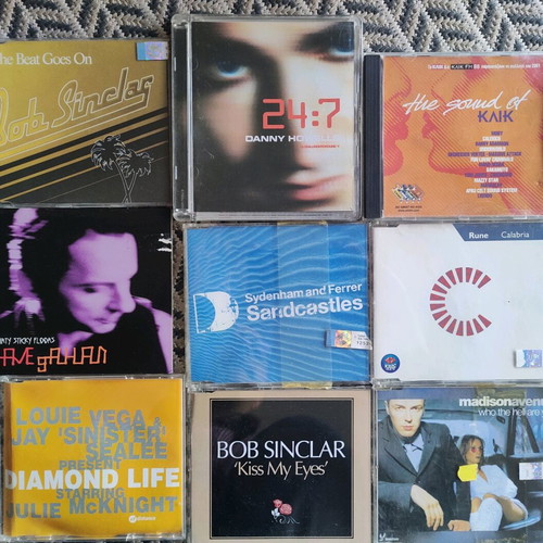 CD discs various genres like new