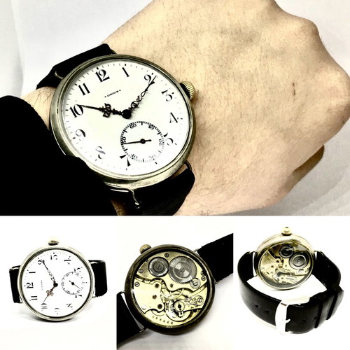Vintage 1910 pocket-to-wrist watch rare and unique