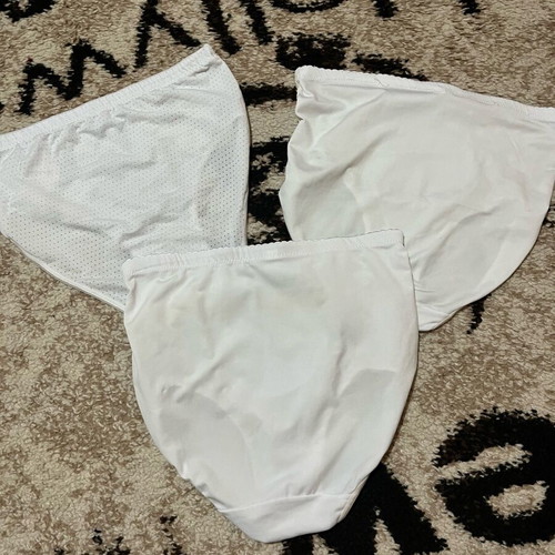 Set of 3 women's underwear size L new, white and beige