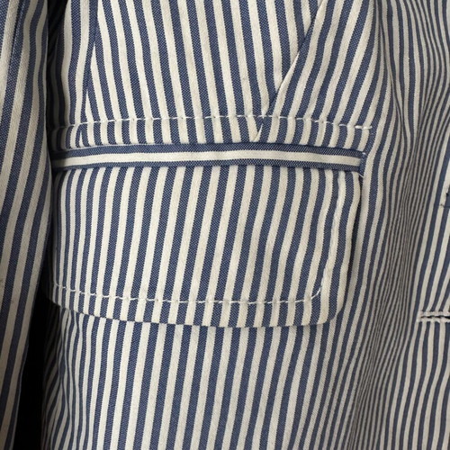 Tommy Hilfiger Striped Jacket Size S Like New Blue and White Spring