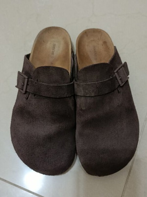 Zara Home brown leather clogs used, size 37