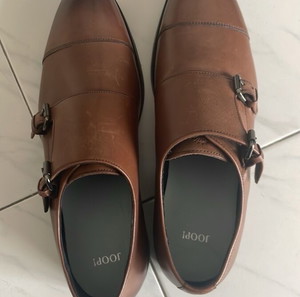 Ανδρικά δερμάτινα παπούτσια double monk Joop