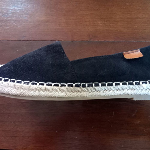 Erynn Paris suede espadrilles new, size 38, blue/black