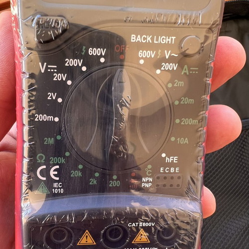 Aneng Digital Multimeter new, complete set with battery and case