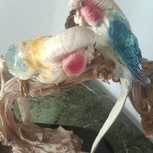 Decorative home birds sculpture like new