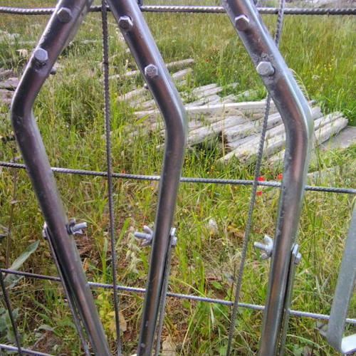 Materials for double spit grill construction used