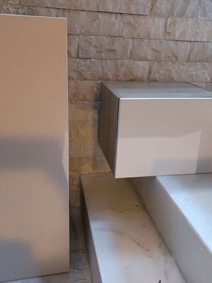 Wall cabinets set of 2 refurbished, Modeco