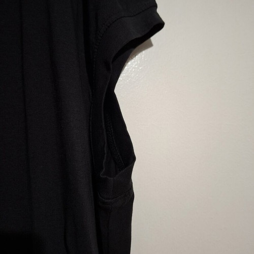 Μπλούζες cotton σαν καινούργιο, μαύρο και λαδί, 2XL