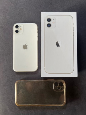 iPhone 11 128GB άσπρο σαν καινούργιο με iOS 18 και 86% υγεία μπαταρίας