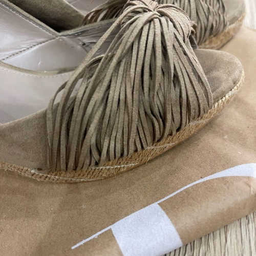 Zara shoes used, size 39, beige