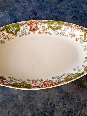 Oval porcelain platter 20 cm