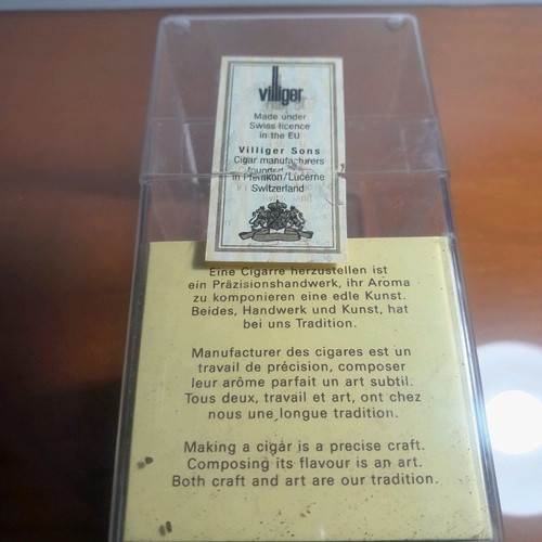 Plastic cigarette box used, collectible from Tsigarilos
