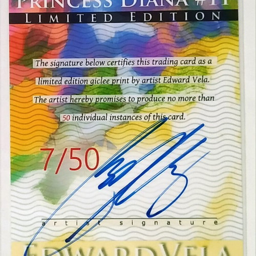 Princess Diana art cards pack of 2, new