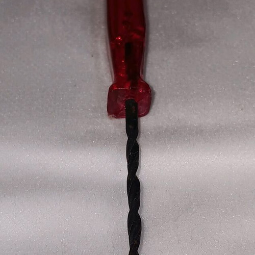 Screwdriver with drill tip 10 cm like new for electronic work