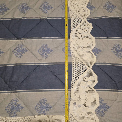 Handmade knitted edging fascia new for decoration