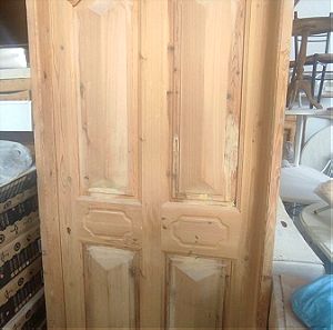 Εξωτερική ξύλινη πόρτα από Σουηδικό μασιφ ξύλο