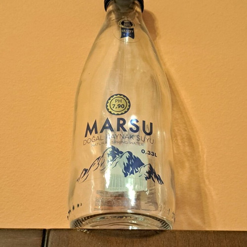 Glass bottles like new, collection of 16 pieces