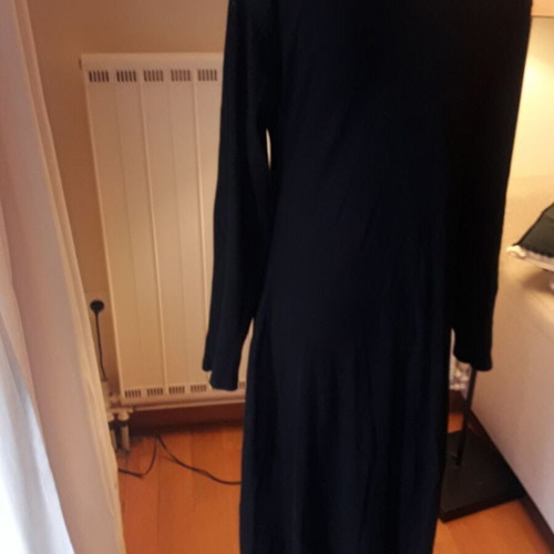 Zara ribbed stretch dress new, black, size XL