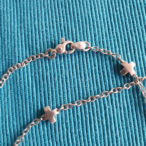 Lalaounis Silver 925 Necklace with Crosses like new, 63 cm