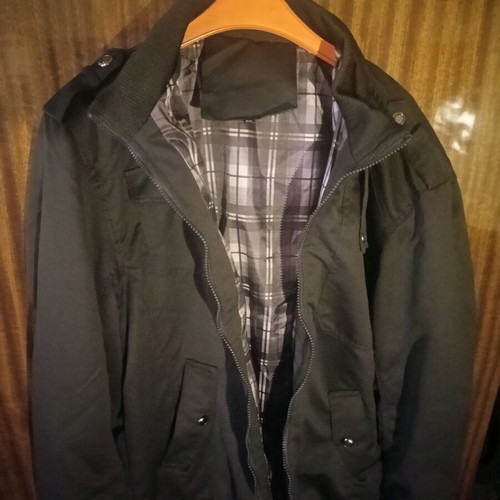 Men's jacket 5XL INTL new, fits like 3XL, black