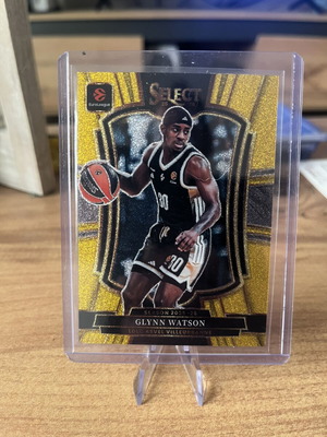 Euroleague Panini Glynn Watson Gold Vinyl Card numbered 35 like new