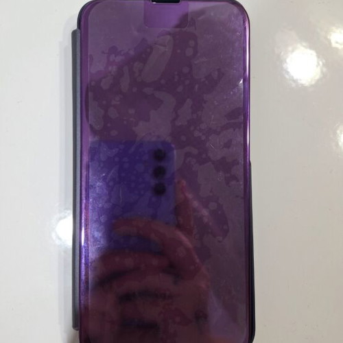 Naxius Case View purple phone case for Xiaomi Redmi Note 9