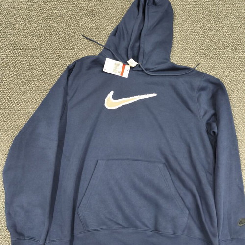 Nike hoodie size L blue new