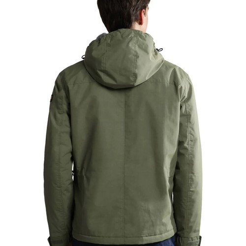 Napapijri Shetler jacket khaki like new with fleece lining