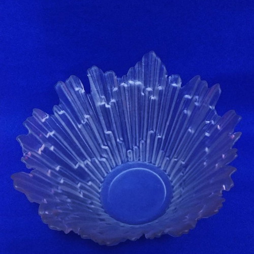 Humppila Northern Lights fruit bowl handmade art glass new