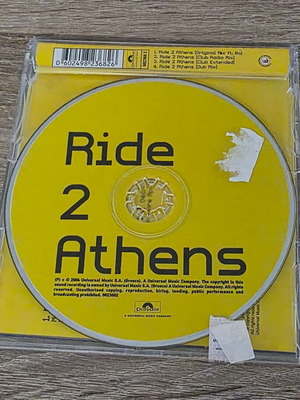 DJ Theodore & Voutouras Ride 2 Athens CD сингъл нов, електронна