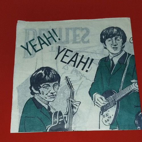 Collectible Beatles napkin from the 70s, like new