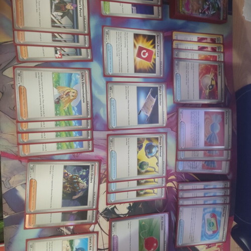 Pokémon TCG full Charizard deck with premium sleeves