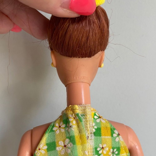 Vintage Redhead Barbie Pretty In Plaid doll used by Mattel 1998