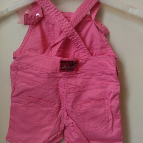 M&L Grant baby romper for girl 6 to 9 months, like new, pink summer