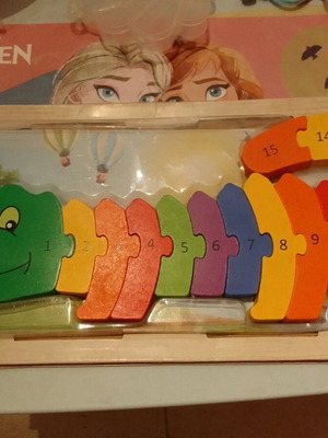 Number puzzle like new, educational toy