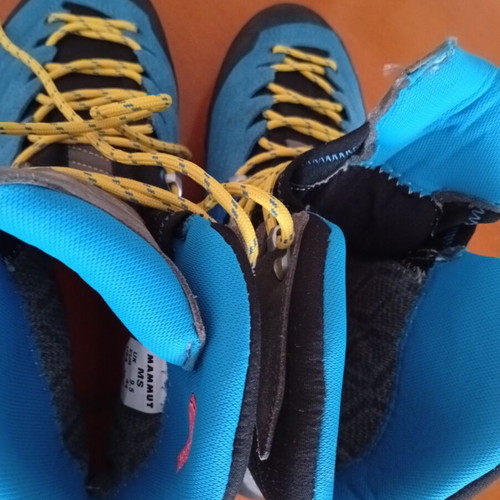Mammut Kento Pro High GTX hiking boots size 44, grey blue