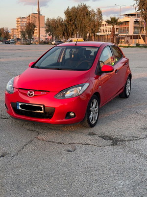 Mazda 2 2008 σαν καινούργιο, βενζίνη, χειροκίνητο, κόκκινο