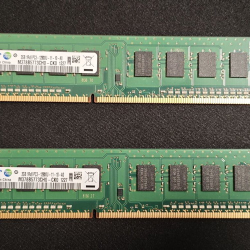 Samsung M378B5773CH0-CK0 4GB (2x2GB) DDR3 UDIMM RAM