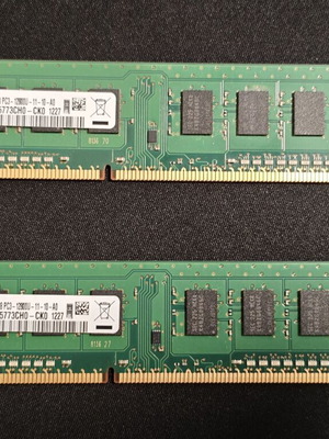 Samsung M378B5773CH0-CK0 4GB (2x2GB) DDR3 UDIMM RAM