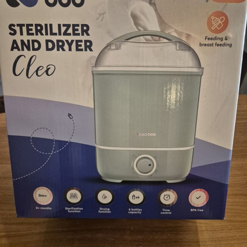 Kikka Boo Cleo Sterilizer and Dryer like new
