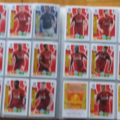 Premier League 2019-2020 Adrenalyn XL album with 407/469 cards like new