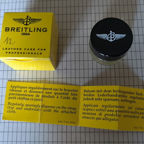 Breitling Leather Care Balm Professional Kit new