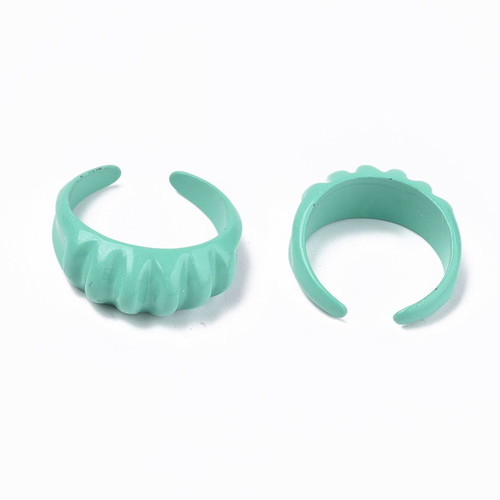 Metal ring new in turquoise color