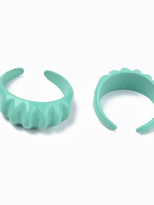 Metal ring new in turquoise color