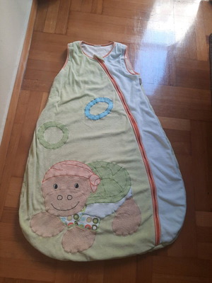 Sleeping bag for children 18-24 months used, warm with zipper