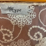 Hype caftan used S/M white