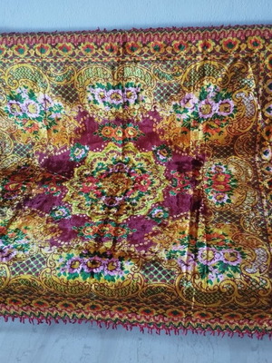 Vintage velvet tablecloth like new 1.35x1.35 m
