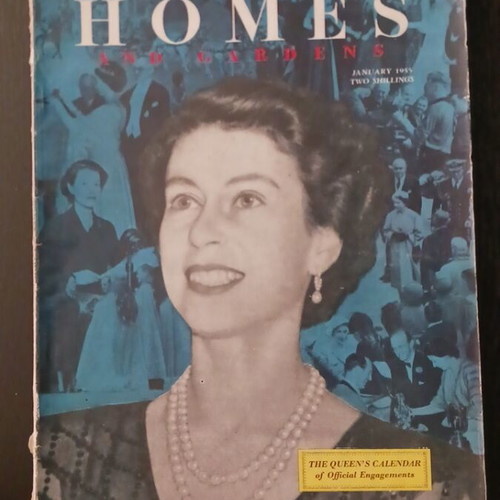 Homes and Gardens magazine The Queen's Calendar January 1955