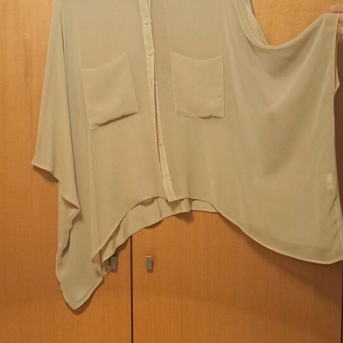 Muslin shirt like new, beige, size M