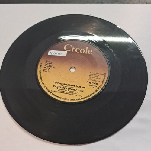 Creole Over Please Eastside Connection vinyl record used with minor scratches